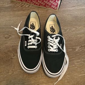 Black Vans Shoes - size 8.5 - brand new